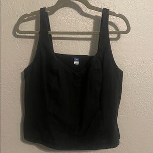 Old Navy Classic Black Denim Camisole